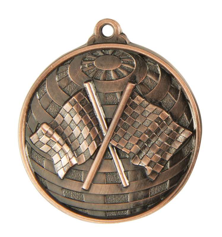 Globale Medaillen-Motorsportflaggen