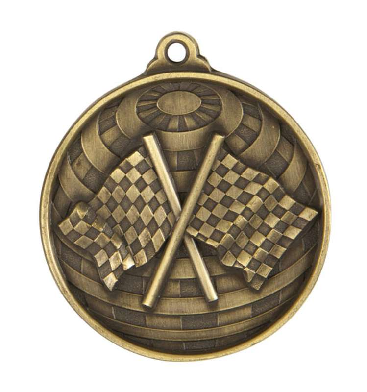 Globale Medaillen-Motorsportflaggen