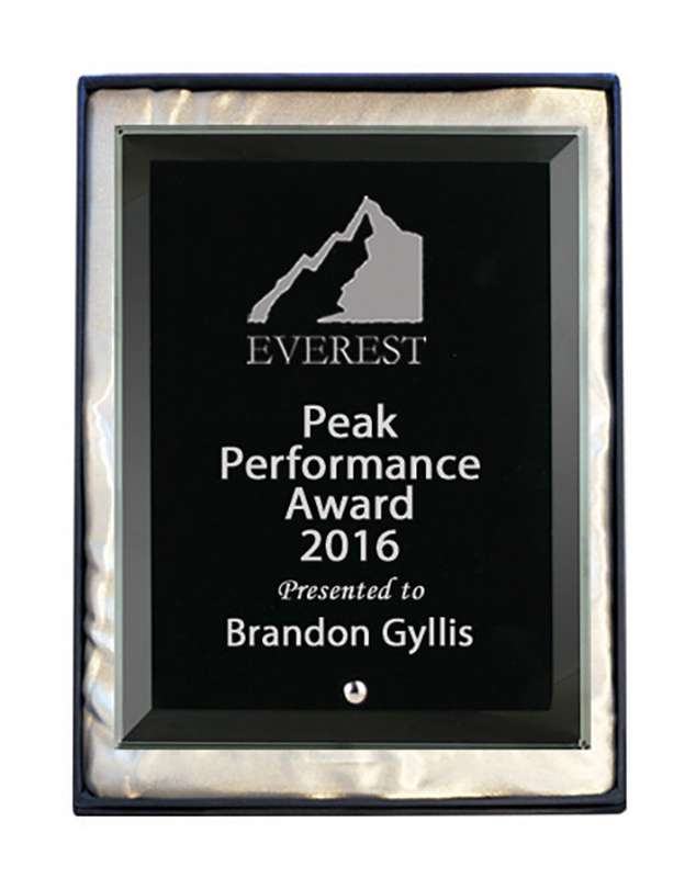 Laser Glas Rechteck Schwarz