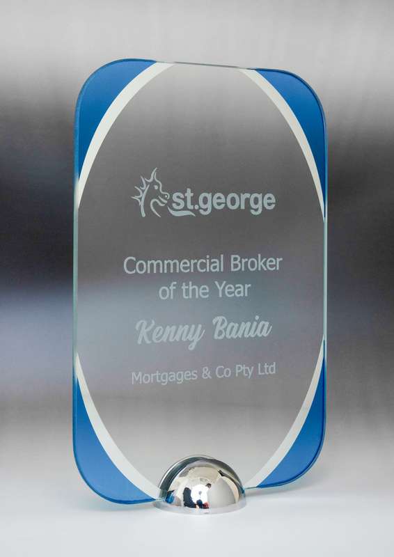 Millenium Glas – gebogenes Rechteck