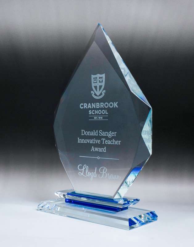 Aquamarin Glaspfeil.