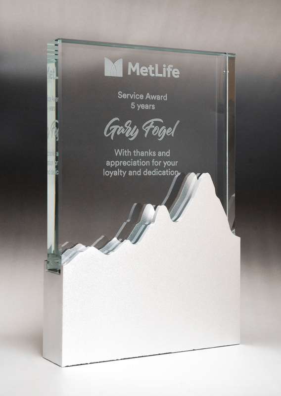 Modern Fusion Glass-Gipfel