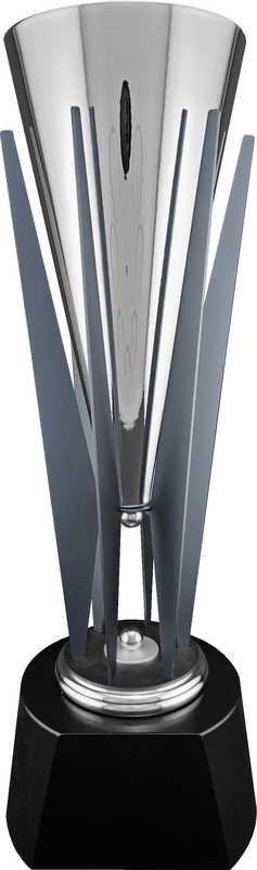 Leon Series Silver Finish Cup Spire Brackets Holzsockel