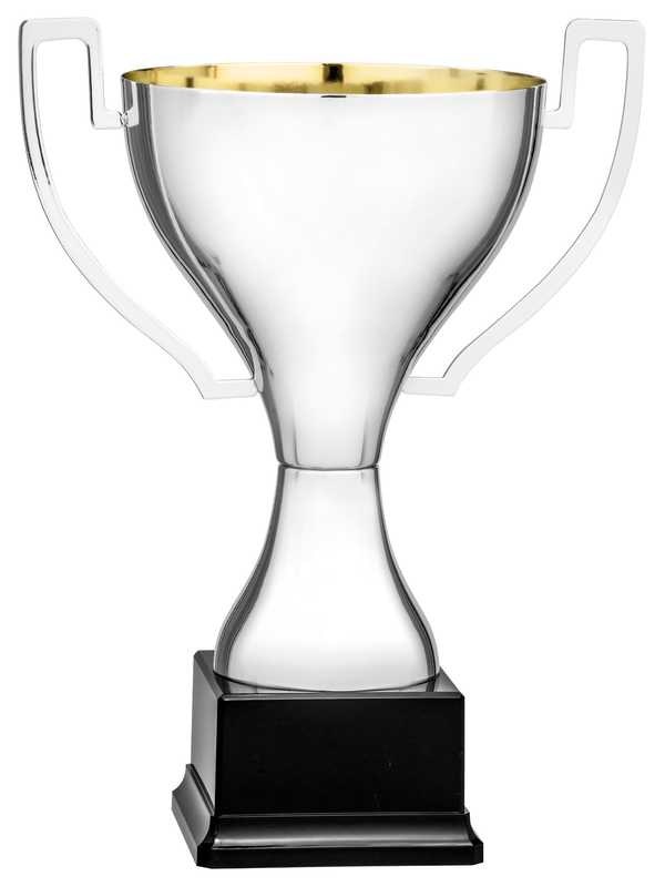 Silberne Oberfläche Gold Innenbecher