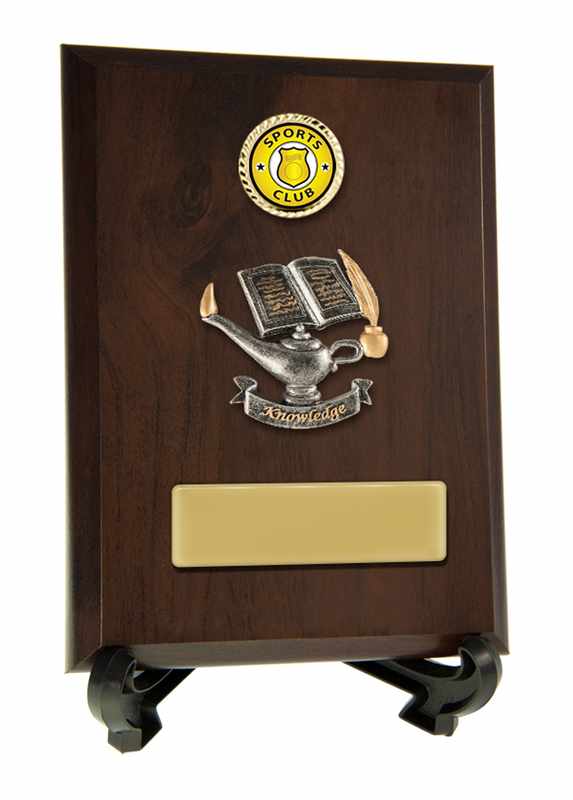 Plakette mit Wissensleiste