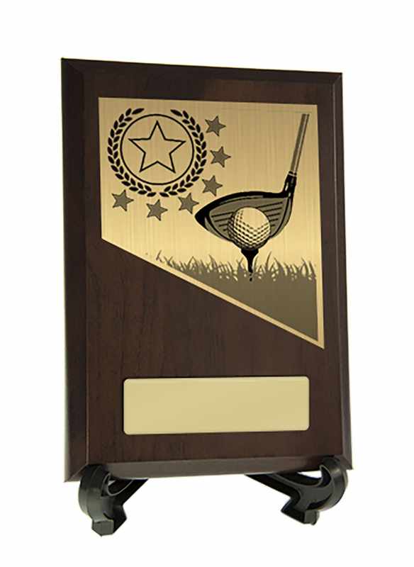 Plakette mit Golf-Trim