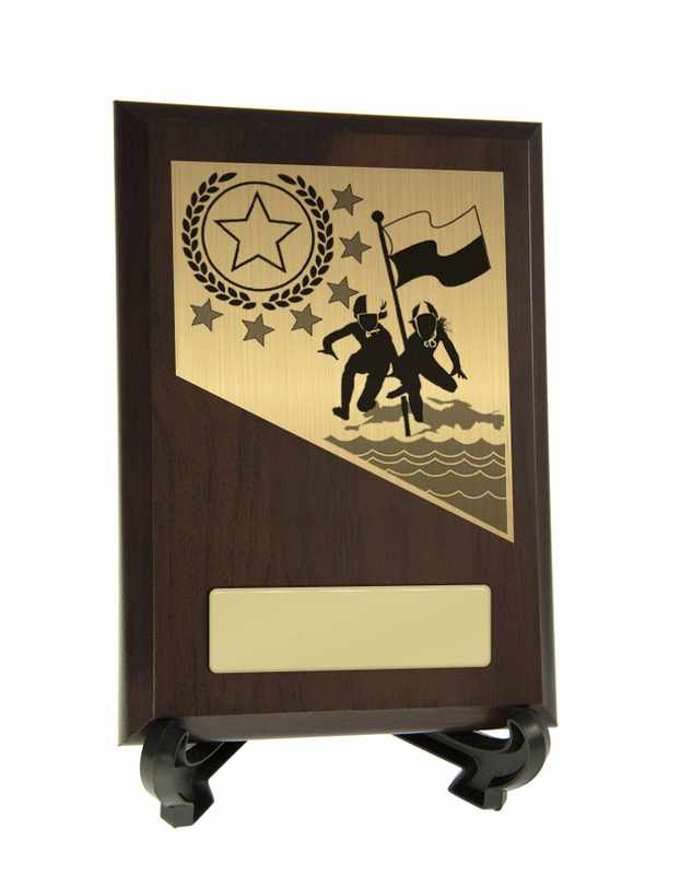 Plakette mit lebensrettender Verzierung