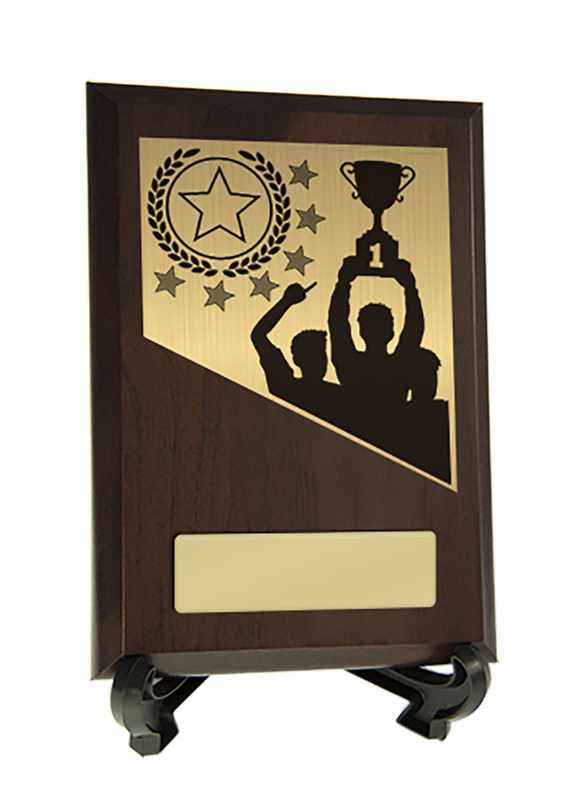 Leistungsmotiv auf Plakette