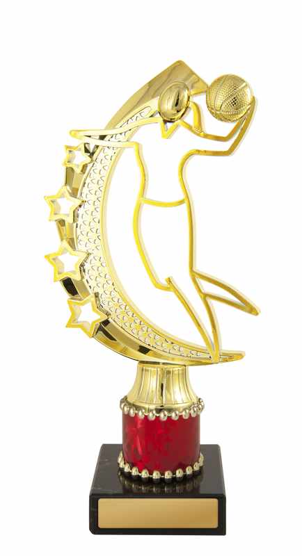 F.Basketball Abb. auf Säule