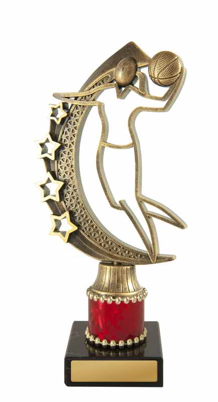 F.Basketball Abb. auf Säule