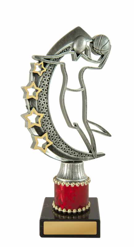 F.Basketball Abb. auf Säule