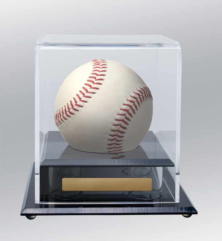 Acryl-Kugelhalter quadratisch klein