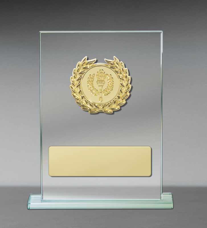 Metallbesatz auf Glas