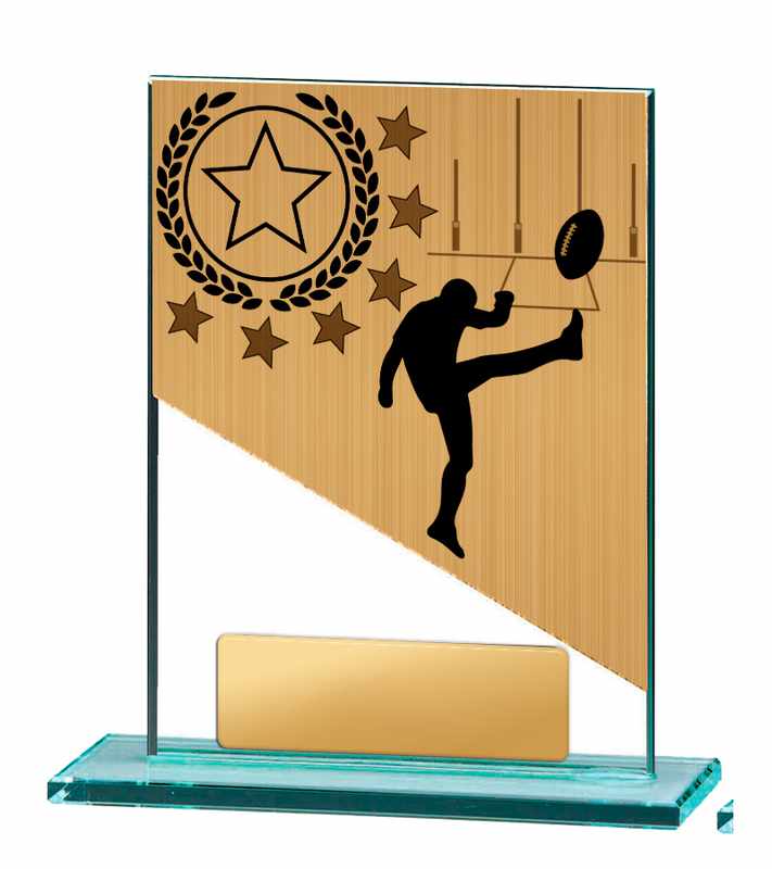 Aussie Rules Theme auf Glas