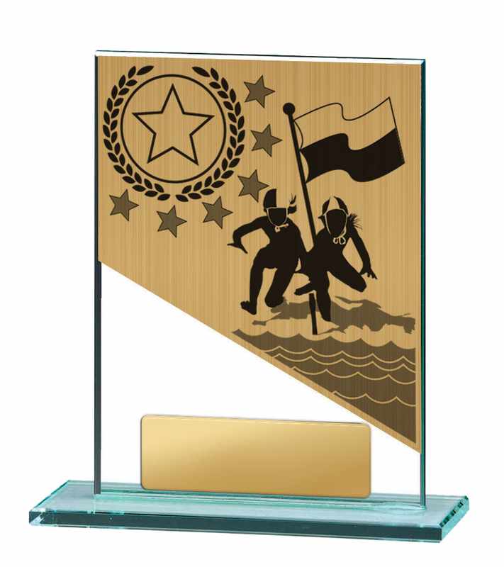 Lebensrettendes Thema auf Glas