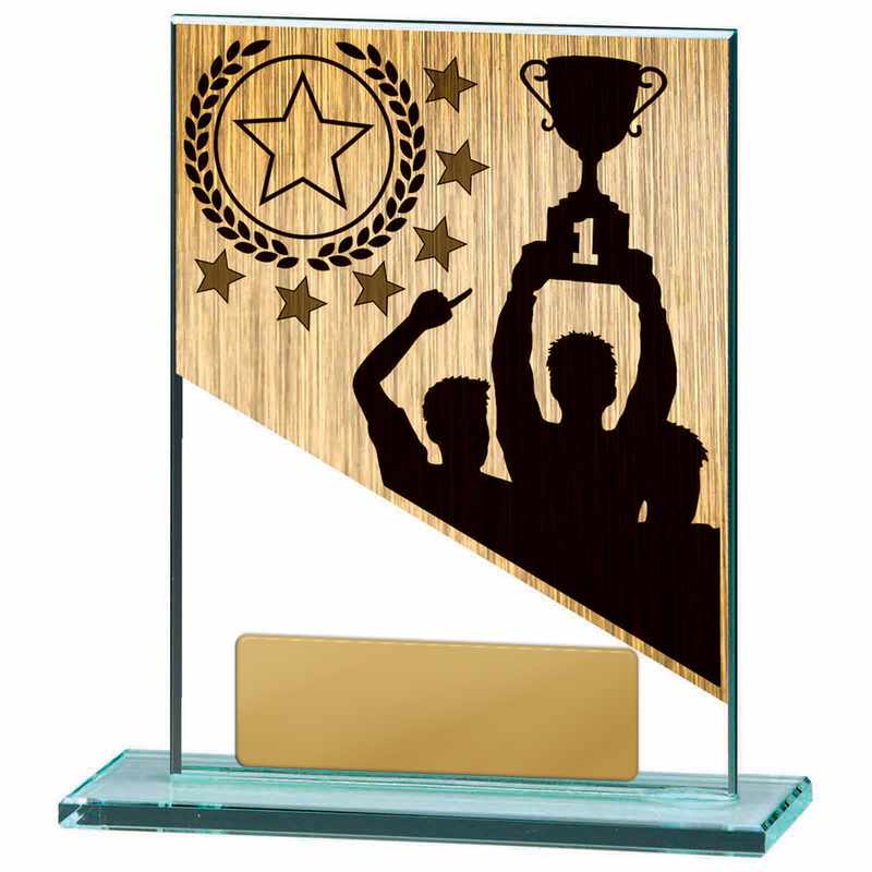 Achievement-Thema auf Glas