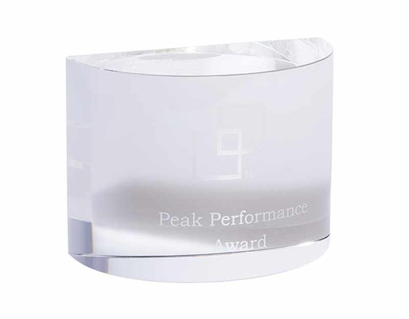 Crystal Clarity Series- Halbkreis-Block