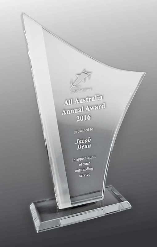 Designer sandgestrahltes Glas – Segel