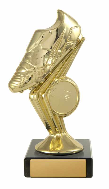 Goldener Stiefel auf der Basis