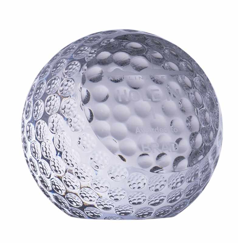 Kristall-Golfball