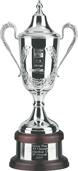 Versilberter Formel-Becher, handgejagt, versilbert