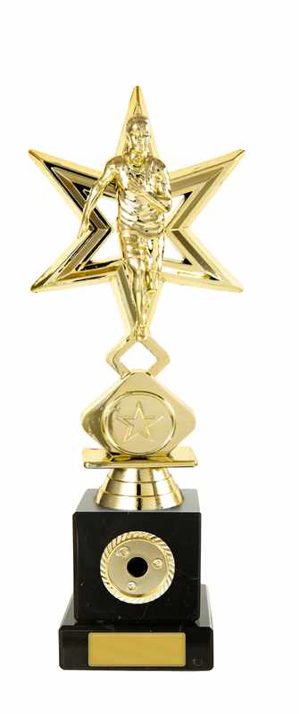 Athletik Männliche Figur auf Säule