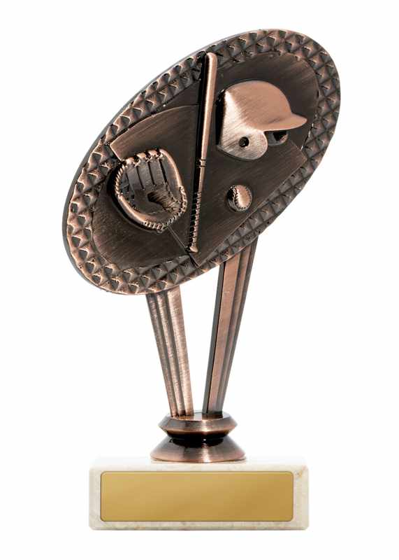 Baseball-Figur auf der Basis