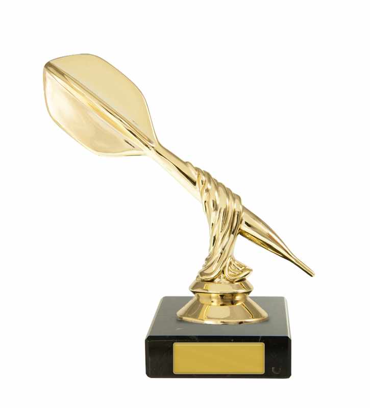 Darts-Figur auf Sockel