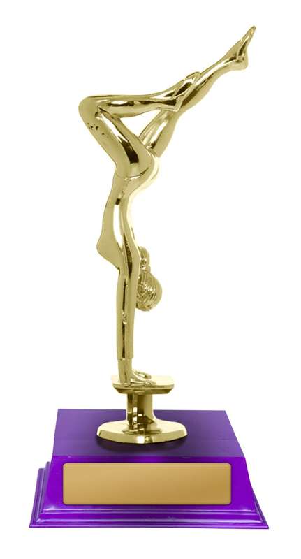 Gymnastikfigur auf Sockel