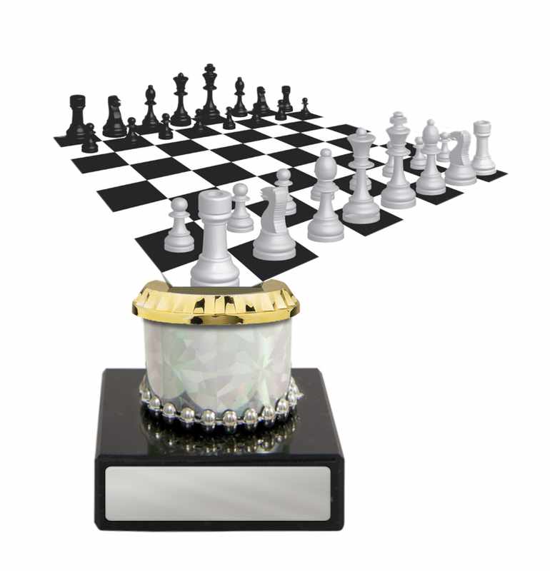 Schachfigur auf Säule