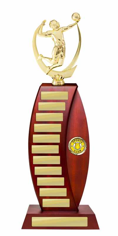 Holzaufbau-Volleyball