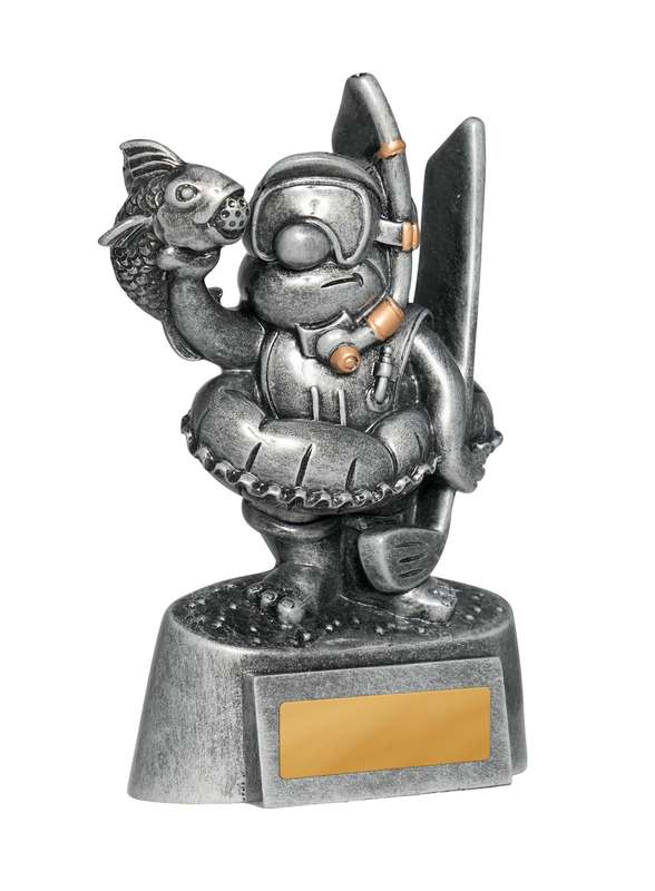 Golf im Wasser lustig