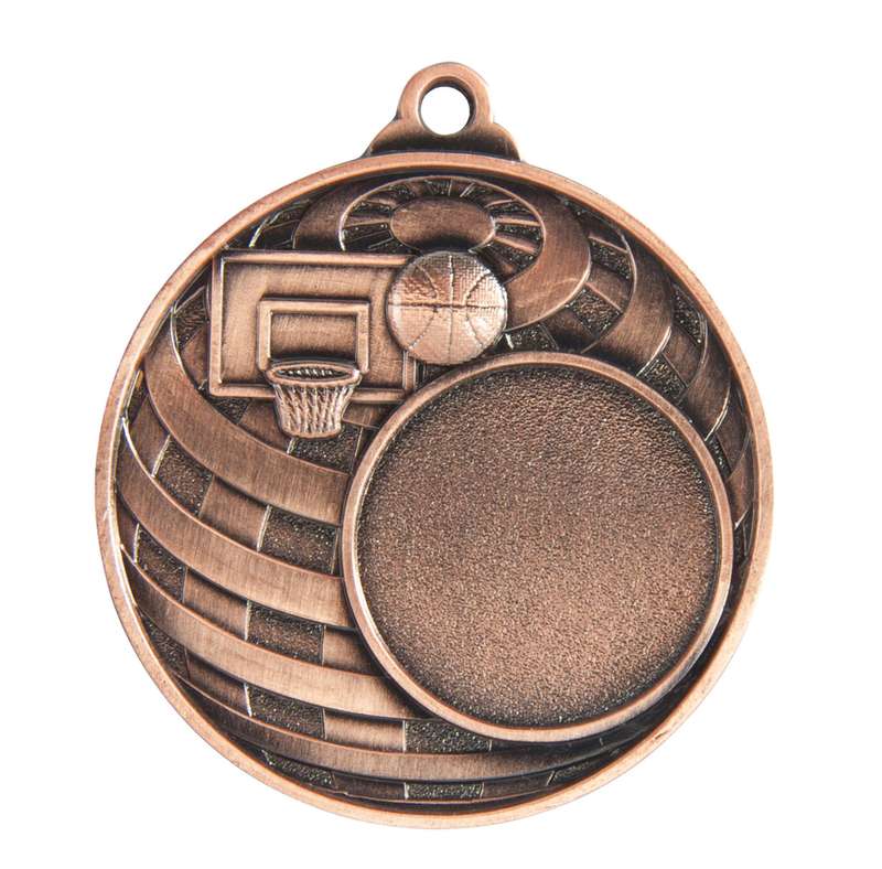 Globale Medaille – Basketball + 25-mm-Einsatz