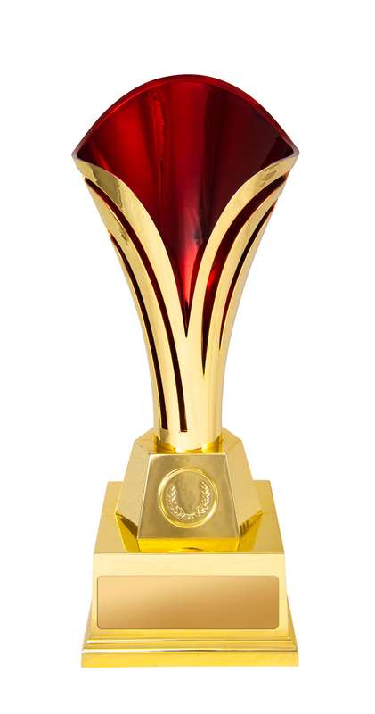 Tulipa-Becher in der Farbe Gold-Rot