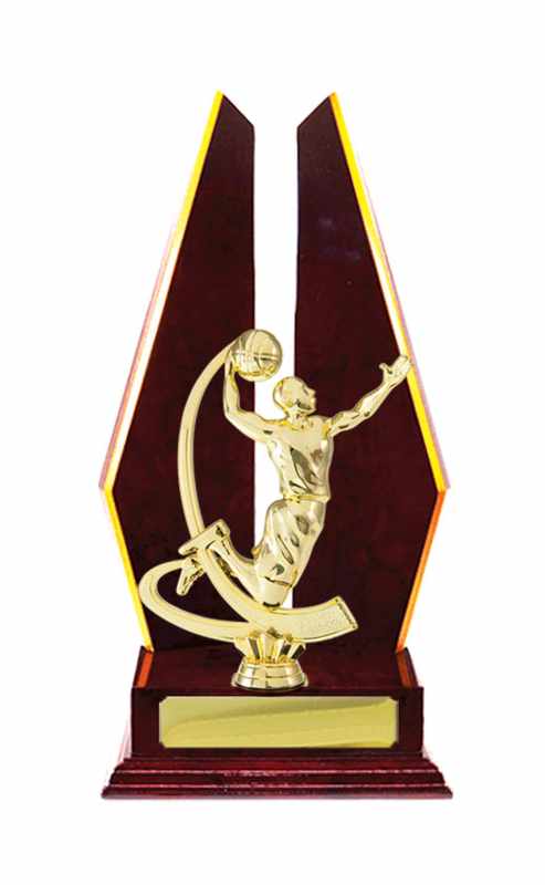 Holzaufbau-Basketball