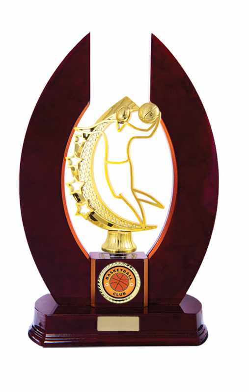 Holzaufbau-Basketball