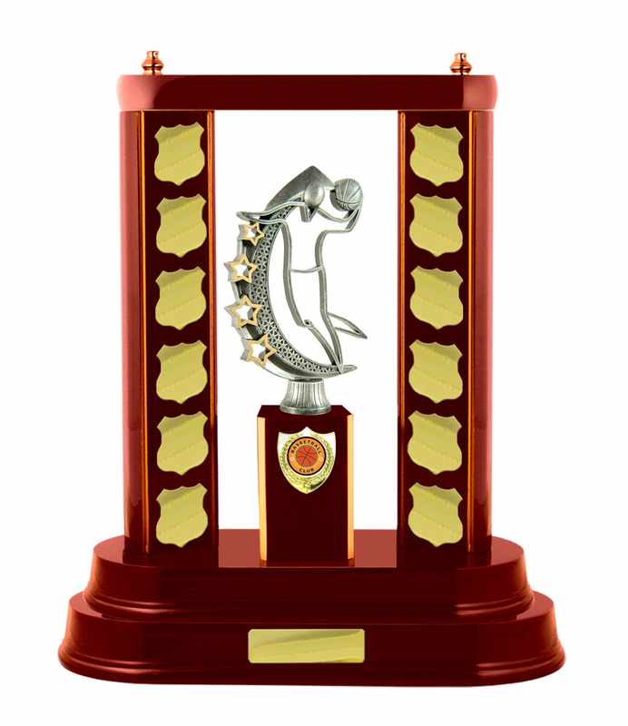 Holzaufbau-Basketball