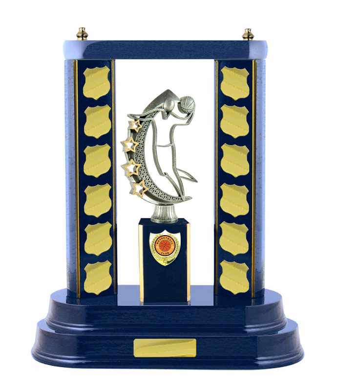 Holzaufbau-Basketball