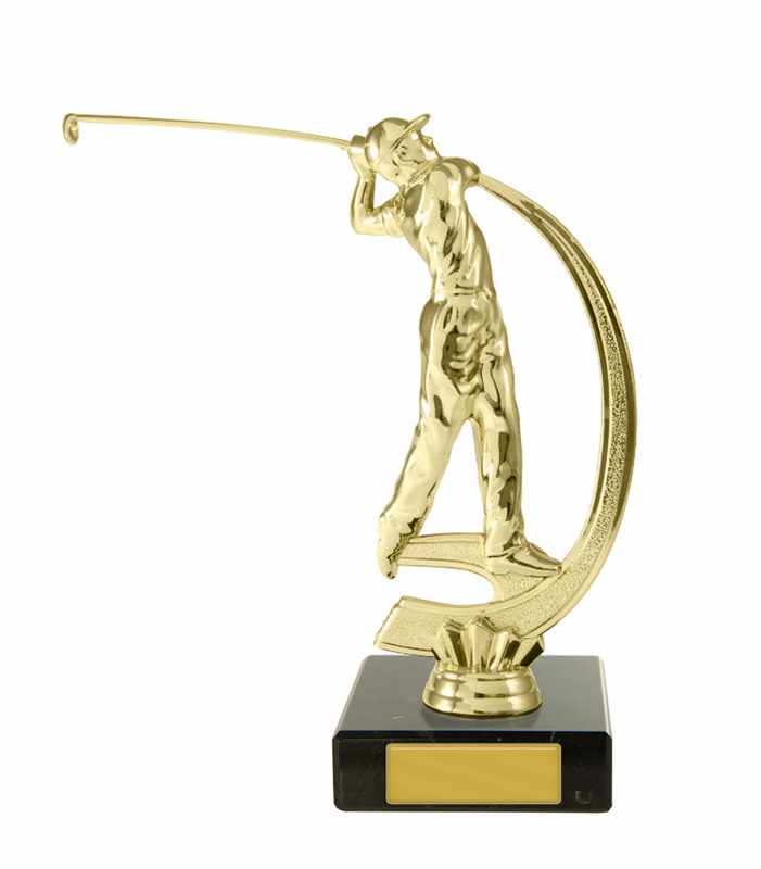 Golffigur auf Sockel