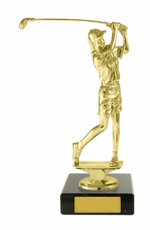 Golf-Figur auf Sockel