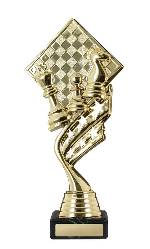 Schachfigur auf Sockel