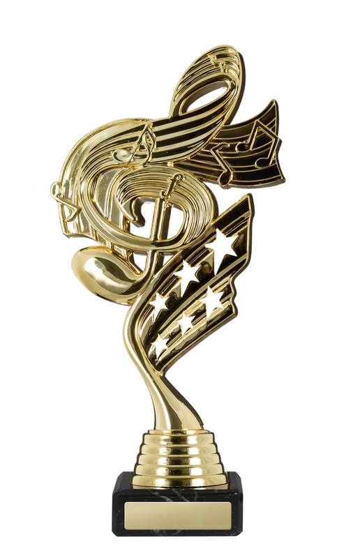 Musikfigur auf Sockel